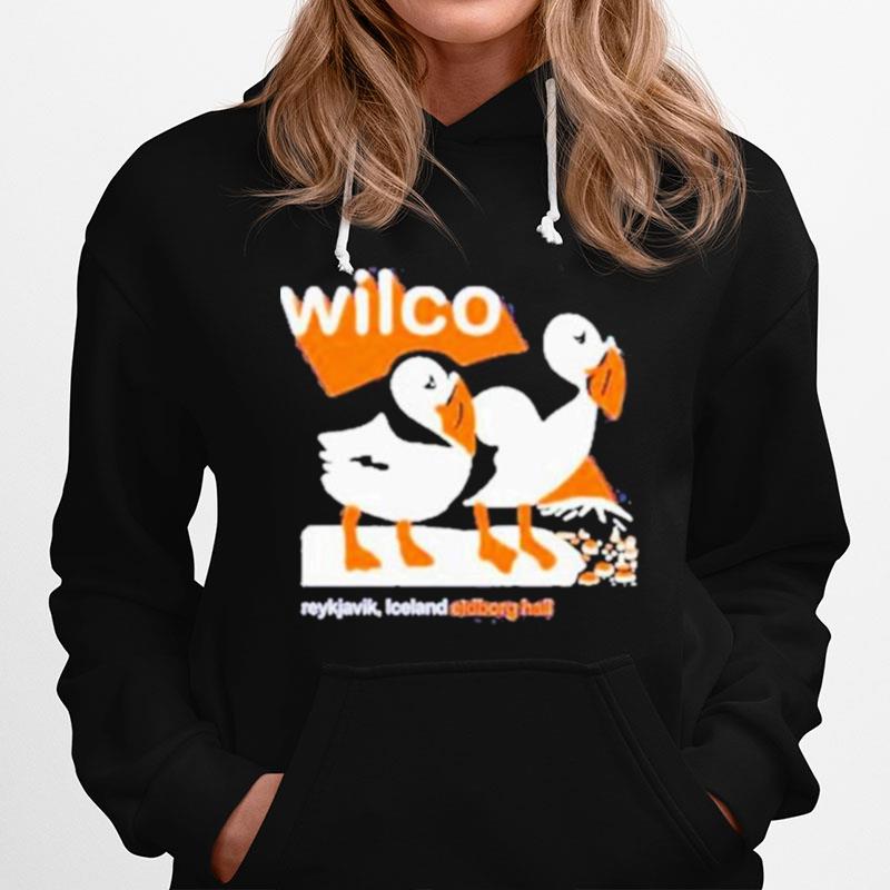 Wilco Iceland Puffins 2023 Show Hoodie