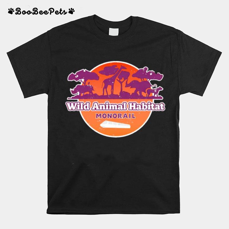 Wild Animal Habitat Monorail T-Shirt