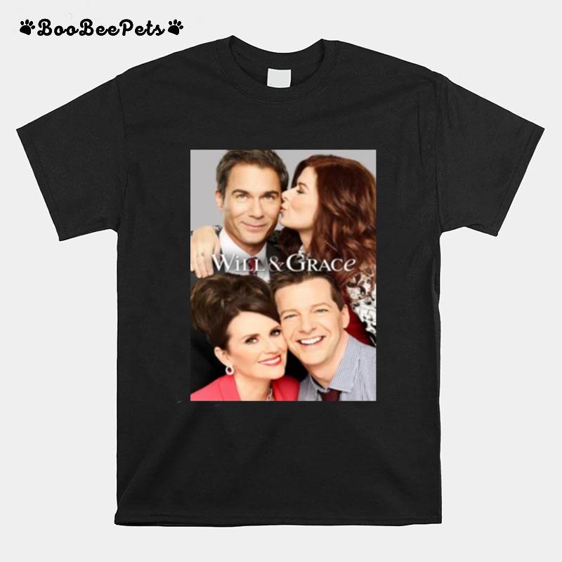 Will And Grace Cool Series Poster T-Shirt