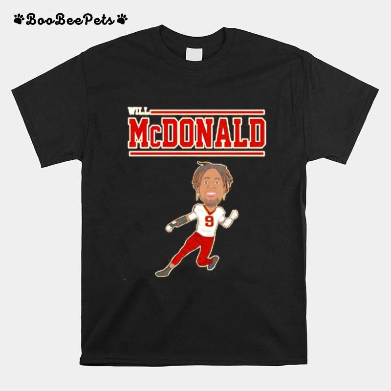 Will Mcdonald Caricature T-Shirt