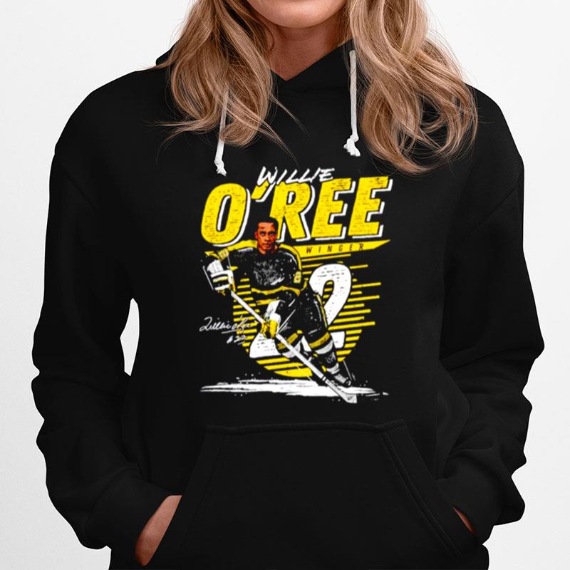 Willie Oree Boston Bruins Comet Signature Hoodie