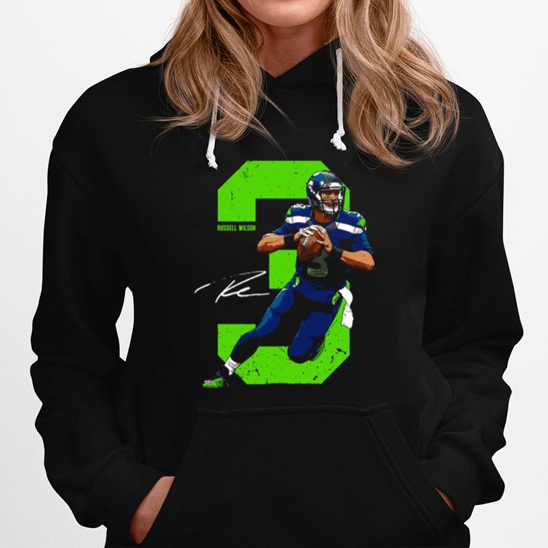 Wilson Quarterback Seattle Football Hoodie