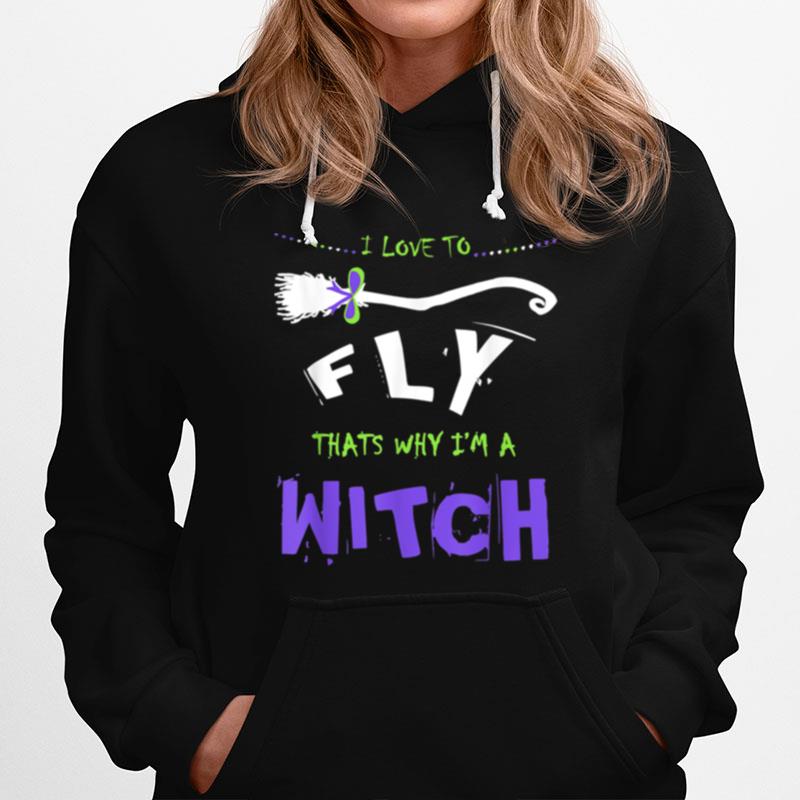 Witch Meme With Crooked Broom To Scare On Halloween Hoodie