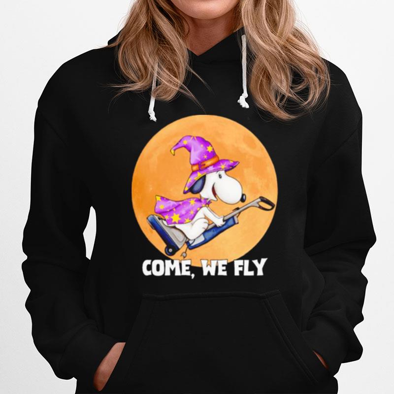 Witch Snoopy Come We Fly Hoodie