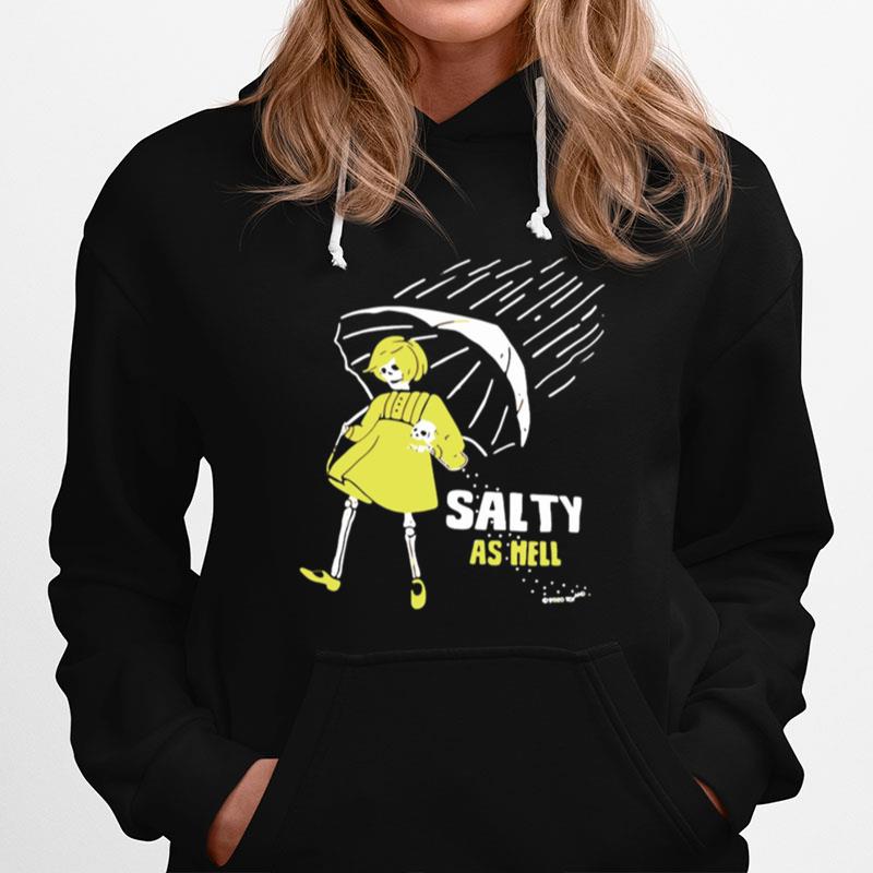 Womens Salty As Hell Tee By Too Fast Hoodie