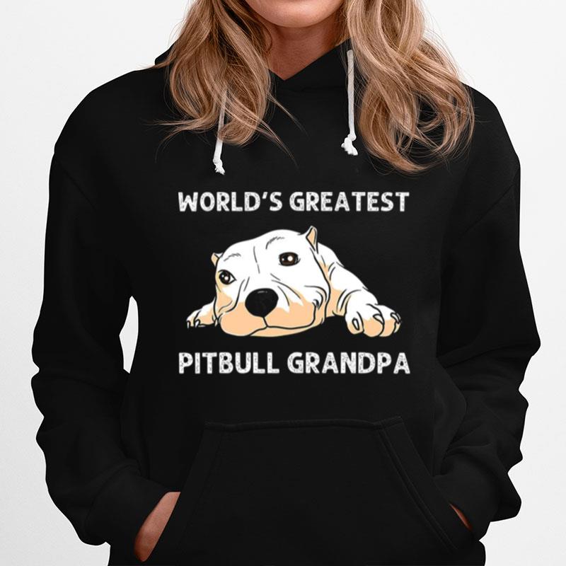 Worlds Greatest Pitbull Grandpa Hoodie