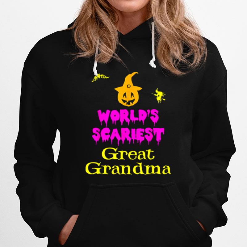 Worlds Scariest Great Lazy Easy Grandma Halloween Hoodie