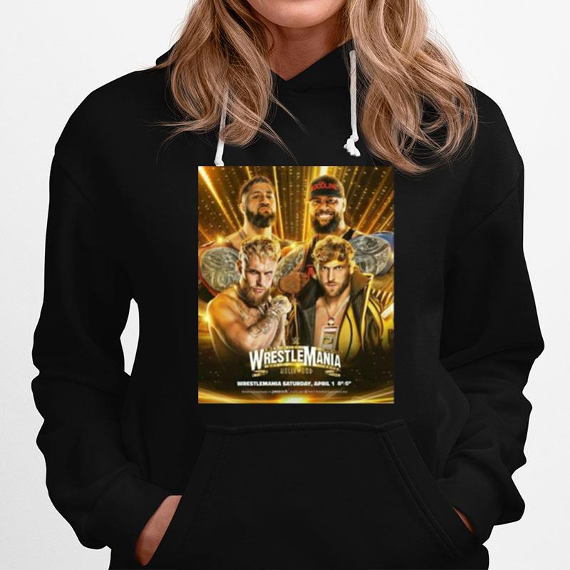 Wrestlemania Hollywood Saturday April 1 Hoodie