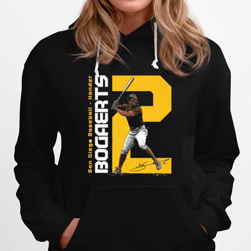 Xander Bogaerts San Diego Vertical Signature Copy Hoodie