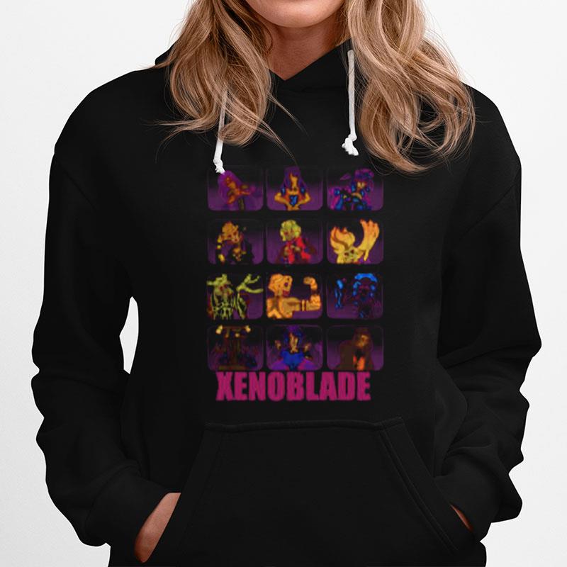 Xenoblade All Characters Xenoblade Chronicles Hoodie