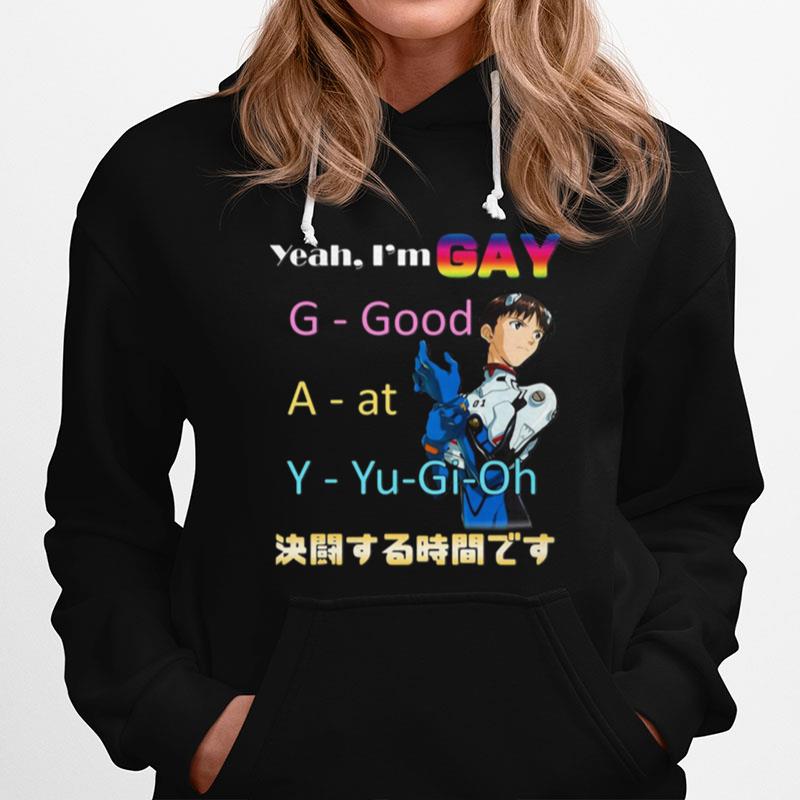 Yeah Im Gay G Good A At Y Yu Gi Oh Hoodie