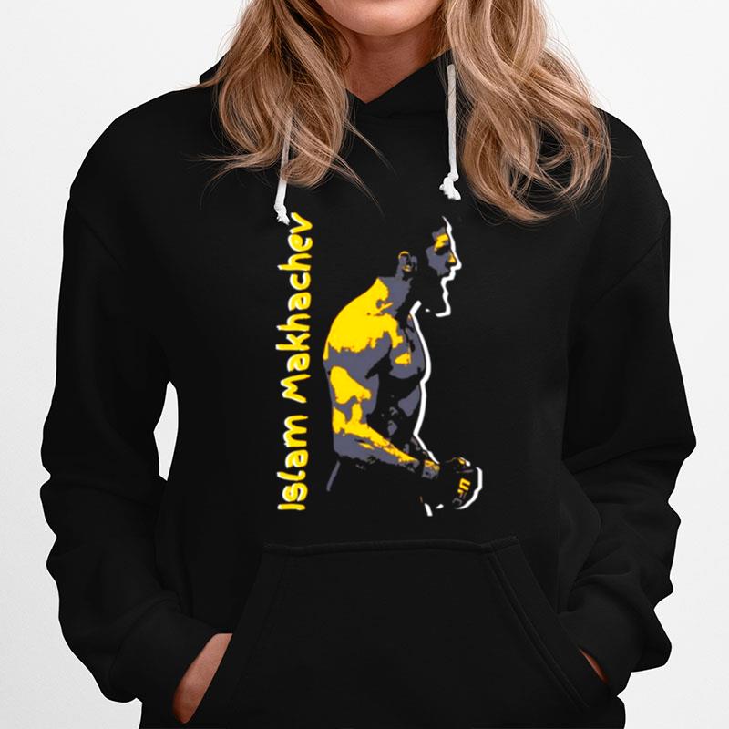 Yellow Design Ufc Fighter Islam Makhachev Hoodie