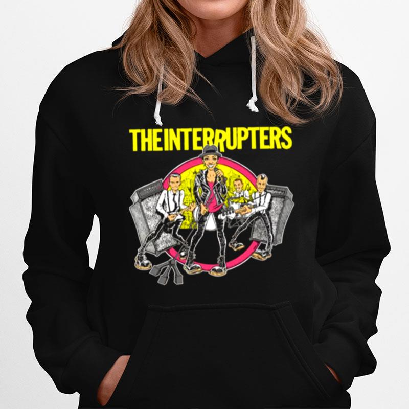 Yellow Logo Art The Interrupters Hoodie