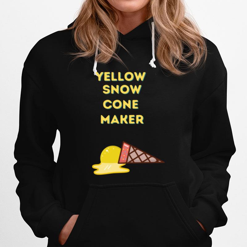 Yellow Snow Cone Maker Hoodie