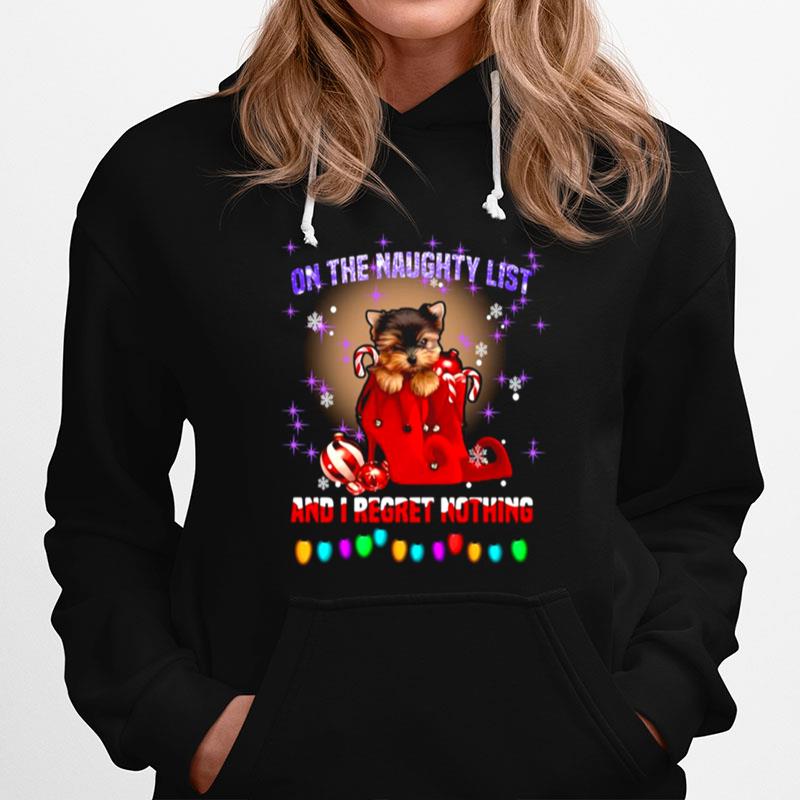 Yorkshire On The Naughty List And I Regret Nothing Christmas Hoodie