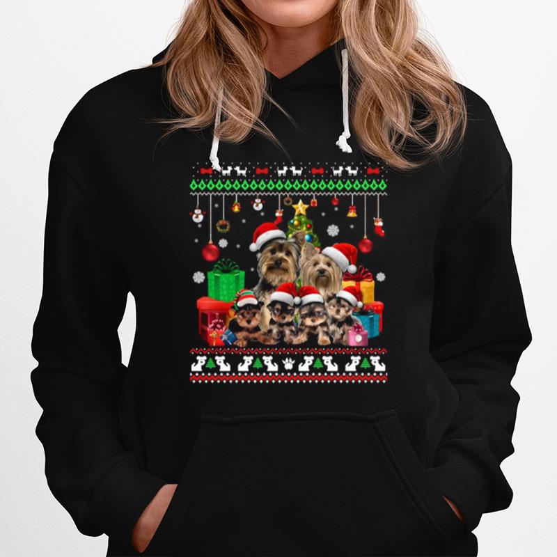 Yorkshire Terrier Xmas Gifts Christmas Ugly Hoodie