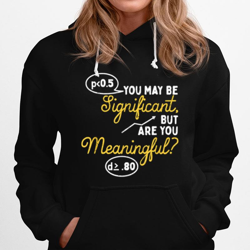 You May Be Significant But You Are Meaningful Hoodie