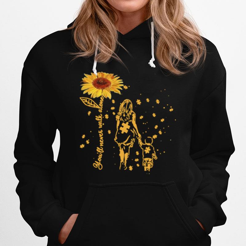 Youll Never Walk Alone Flower Hoodie