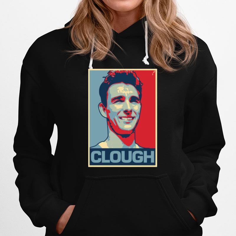 Young Brian Clough Football Player Hoodie