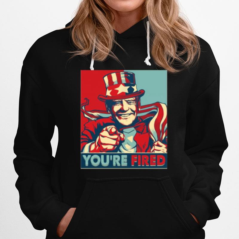 Youre Fired Donald Trump American Flag Election Hoodie