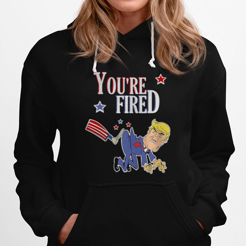 Youre Fired Donald Trump American Flag Hoodie