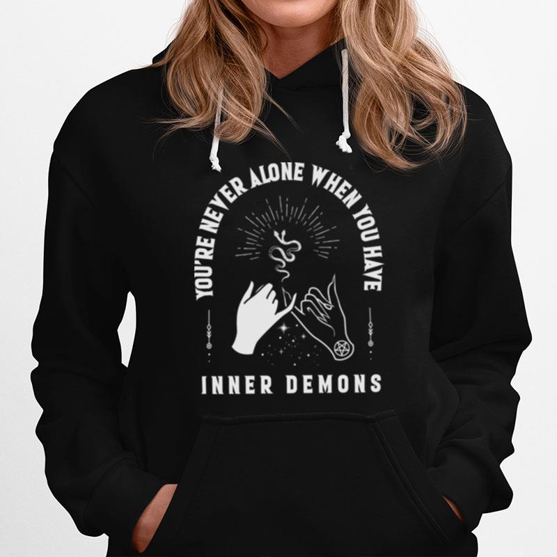 Youre Never Alone When You Have Inner Demons Halloween Hoodie