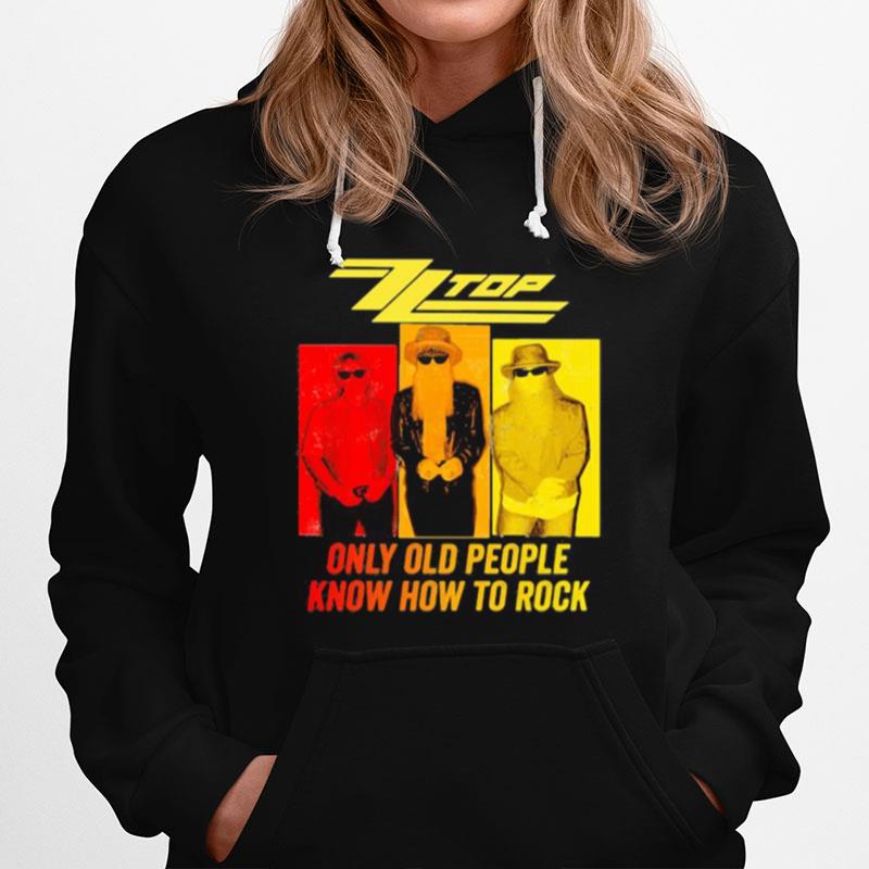 Zz Top Only Old People Know How To Rock Hoodie