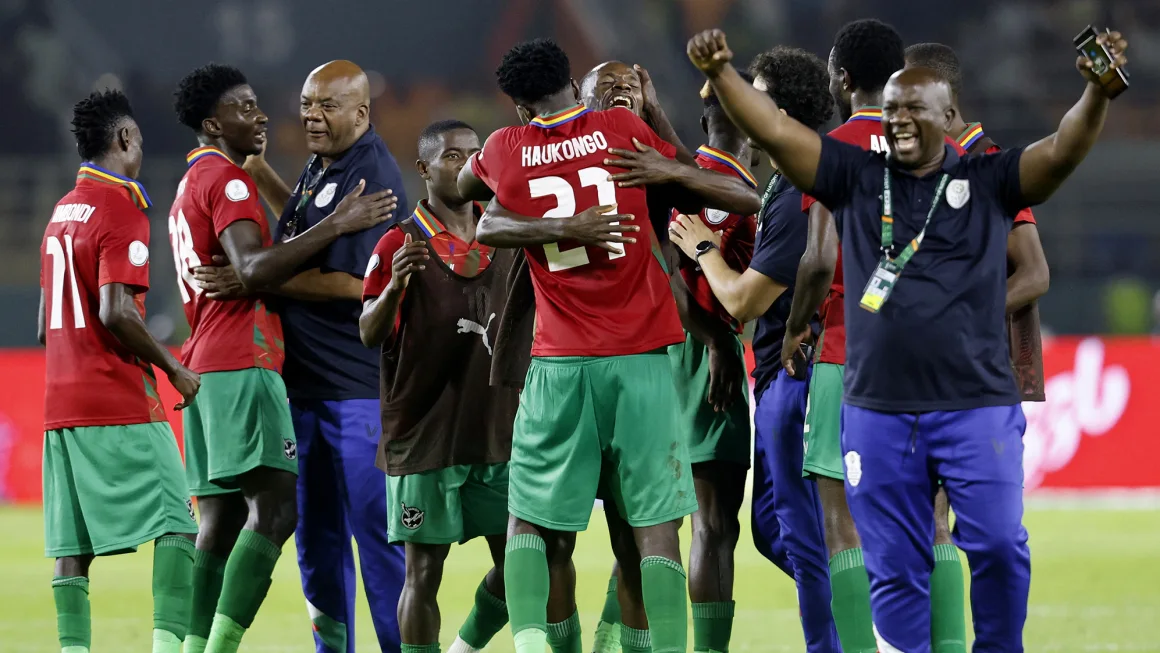 Namibia Secures Historic AFCON Victory, Stuns Tunisia with 1-0 Win