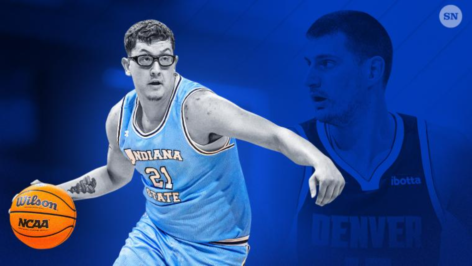 Robbie Avila, a 2nd-year student from Indiana standing at 2.08m and weighing 115kg, is causing a sensation in NCAA Division I. This season, Avila averages 14.9 points, 7.0 rebounds, and 4.2 assists per game for the Sycamores.